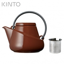 【日本KINTO】RIDGE 咖啡壺黑色手把附不鏽鋼濾網-450m