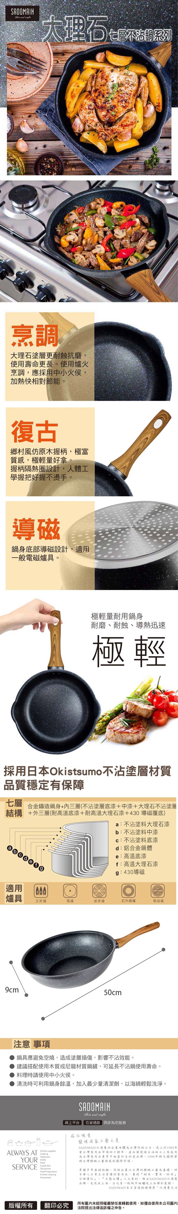 不沾鍋 炒鍋 仙德曼