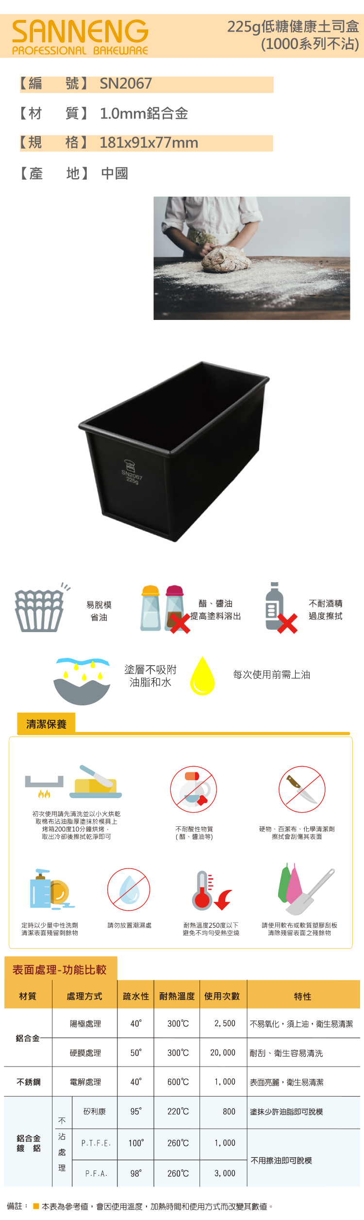吐司盒 三能 低糖吐司盒