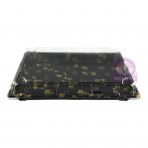 SM1-1111-02金葉(蓋+底200入/箱)25.7x18.5xH4.5cm