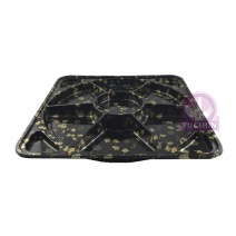 SM1-3103金葉 7格 (蓋+底50入/箱)46x46xH9cm
