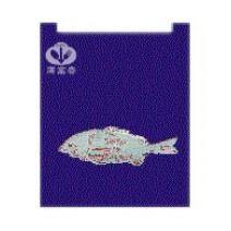 布簾    魚  藍底 SW-5010