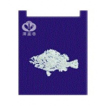 布簾    魚  藍底 SW-5012