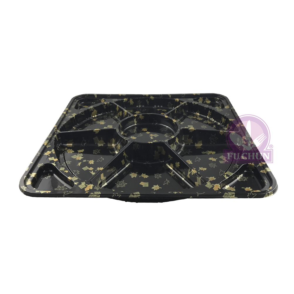 SM1-3103金葉 7格 (蓋+底50入/箱)46x46xH9cm