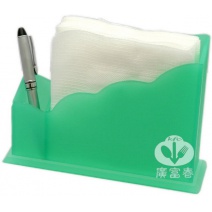 雙用紙巾架 綠    A106