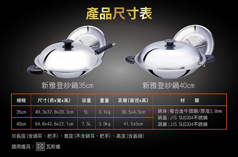 牛頭牌 BUFFALO 炒菜鍋 不鏽鋼鍋 不鏽鋼炒菜鍋