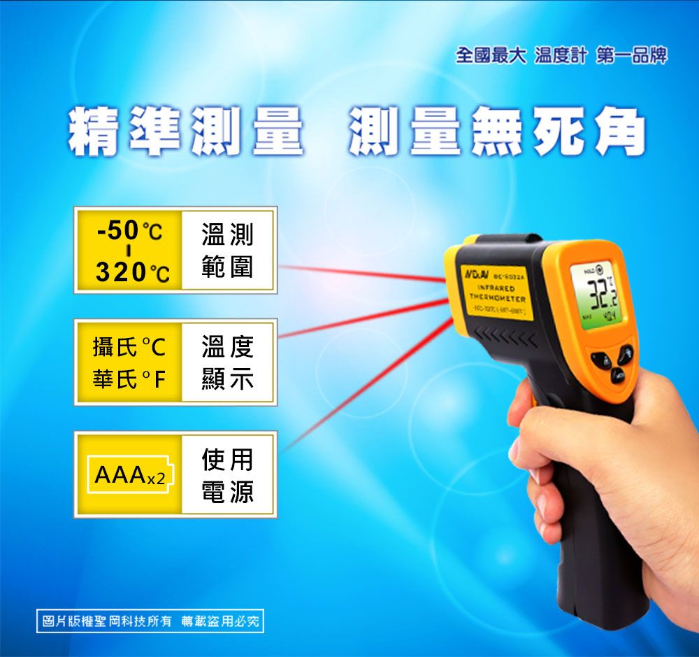 DR.AV 聖岡科技 溫度計 紅外線溫度計