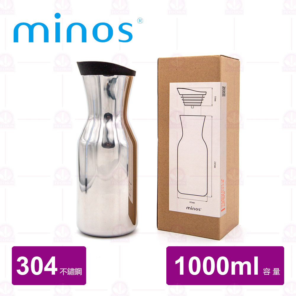 【MINOS】 不鏽鋼水壺-1.0L