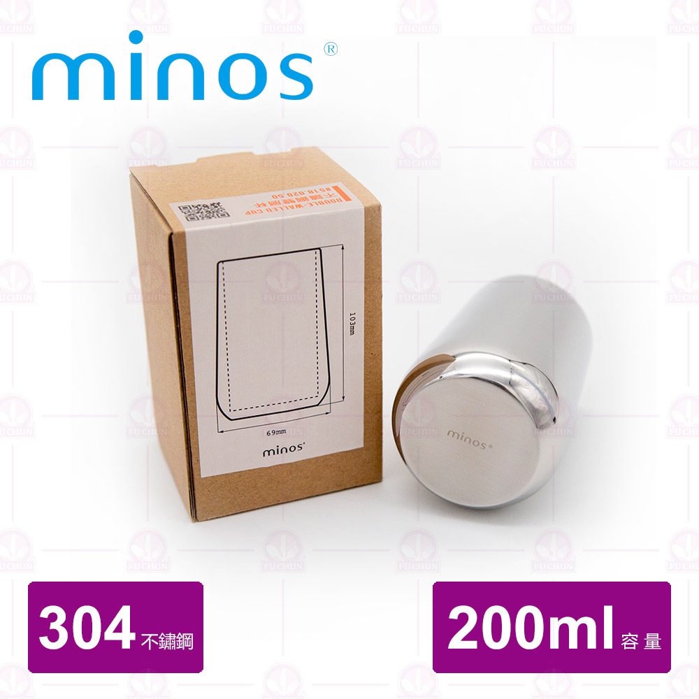 【MINOS】 雙層水杯-200ml