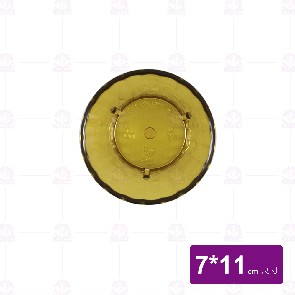 PC直水杯 260cc 金黃色