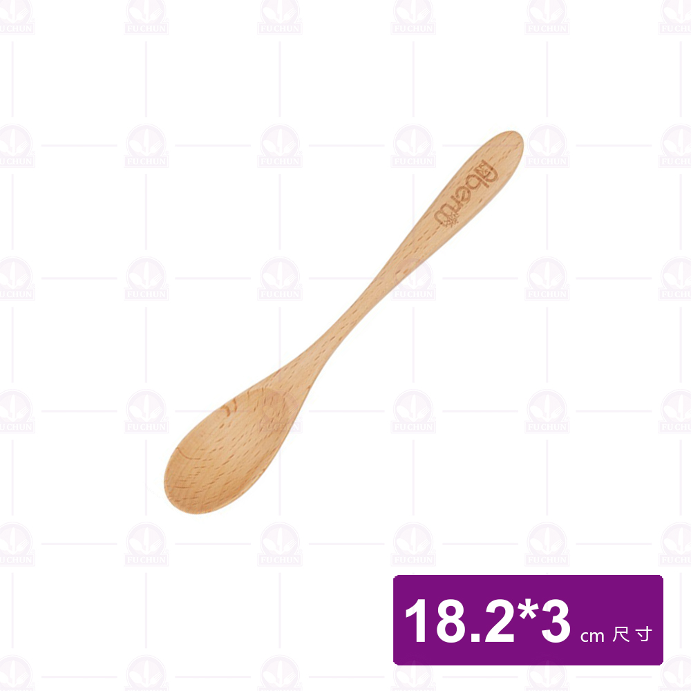 雅柏山毛櫸木彎柄牛奶匙 K85-12