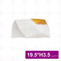 H33069 小菜碟 米  8.2x8.2x4cm(12入/盒)