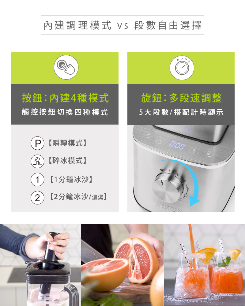 【PRINCESS 荷蘭公主】高效能食物調理機-219500 