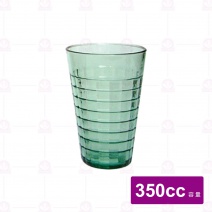 【鎰滿】YM0236格子水杯  綠   350cc (12入/盒)