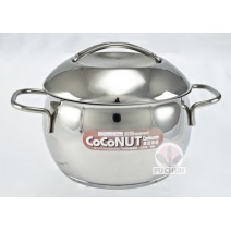CoCoNUT椰型雙耳湯鍋 18cm