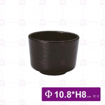 【HS】日式小圓盅-黑 (HS141)(12入/盒)