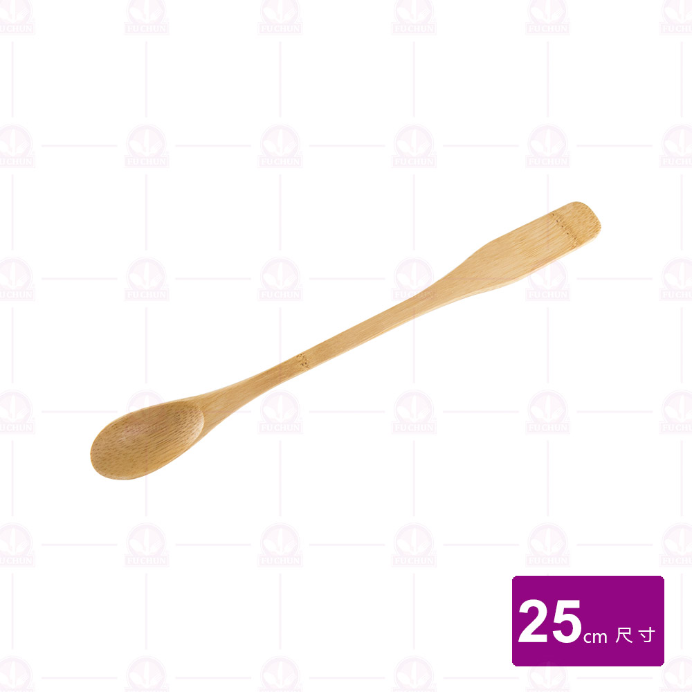 【菊川本味】K66-25 兩用竹攪拌匙25x2.2cm