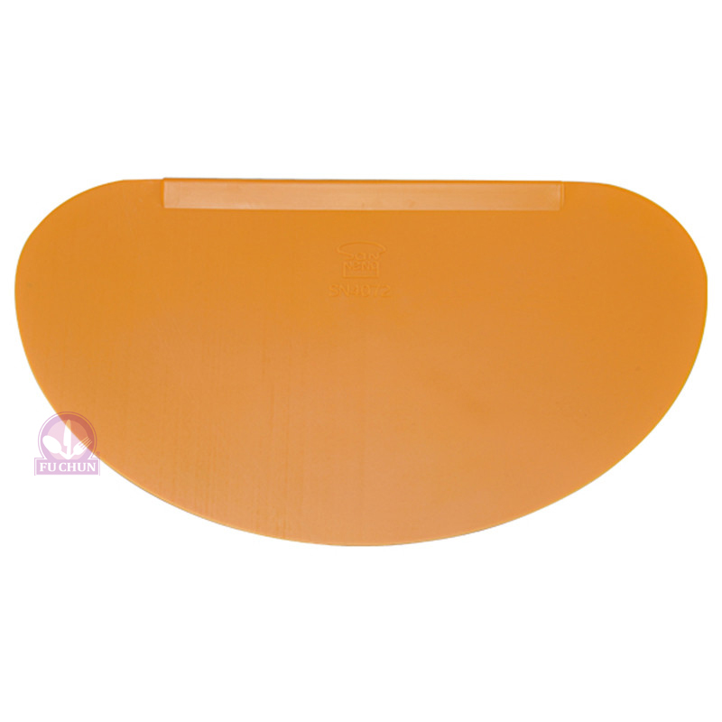 【三能】SN4072 半圓型塑膠刮片 15.9x10.4cm