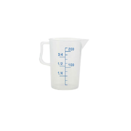 【三能】SN4701量杯/塑膠杯/耐熱量杯 200cc 7xH8.5cm