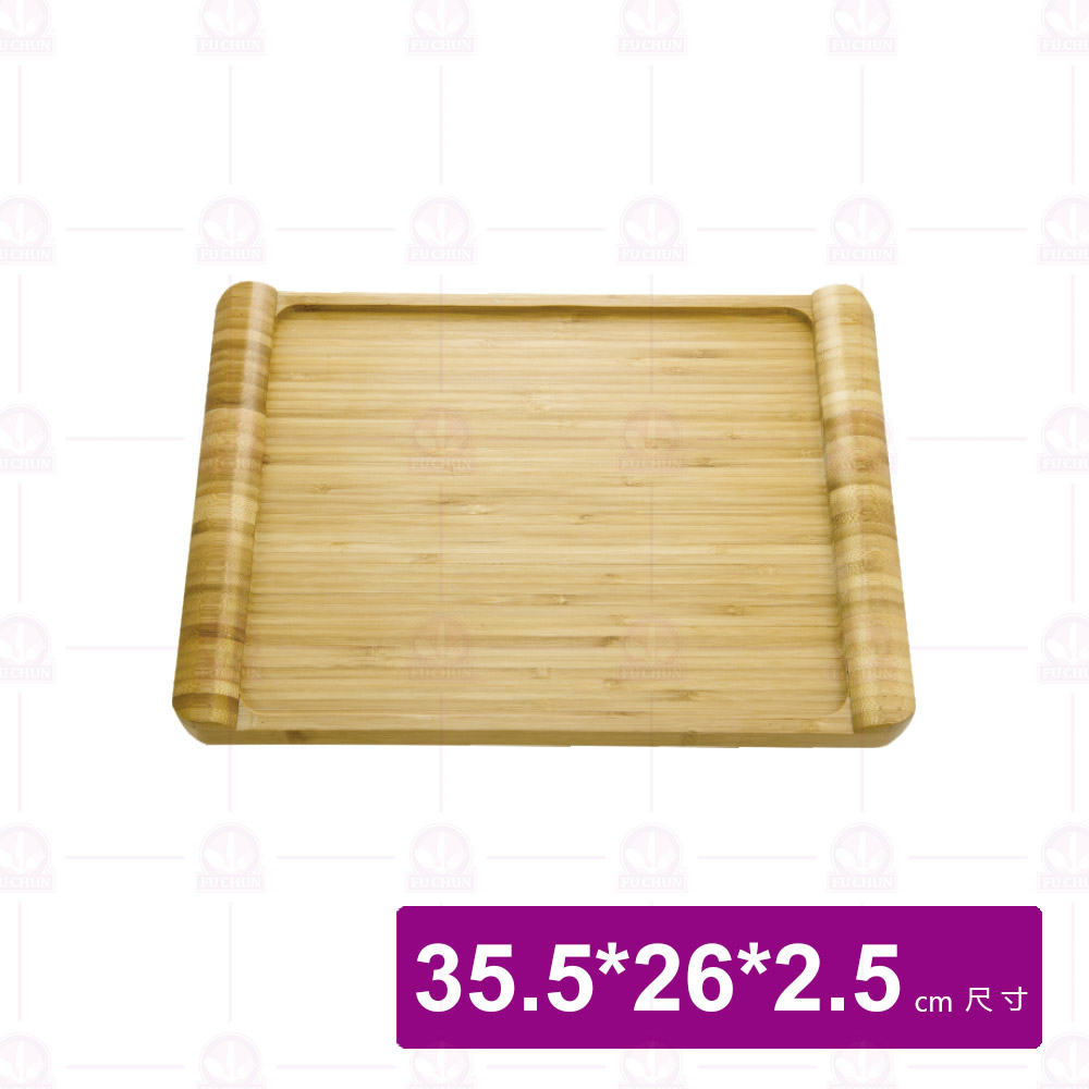 【菊川本味】雅竹御用竹盤-長方 35.5x26.2.5cm/M96-35