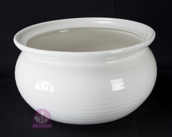 【大同磁器】P7395P 瓷土鍋 22.9*H12.1cm(3入/束)