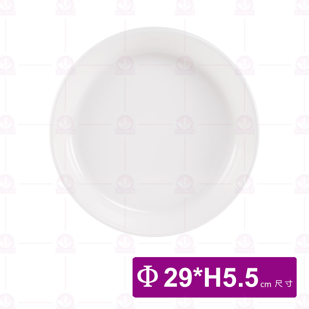 【LihTay】水盤-白 Φ29xH5.5cm (6入/盒)