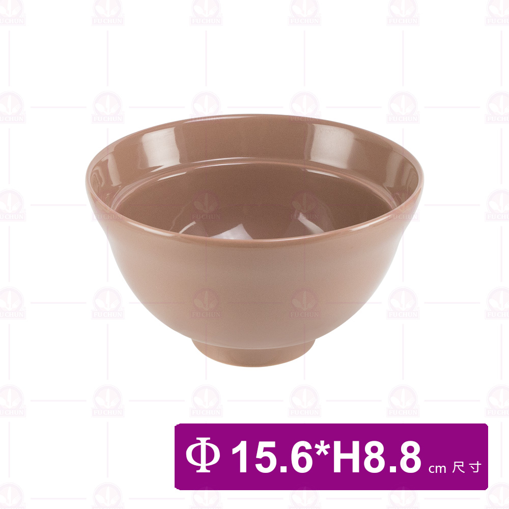 丼飯碗 咖啡色 Φ15.6x8.8x底6.2cm