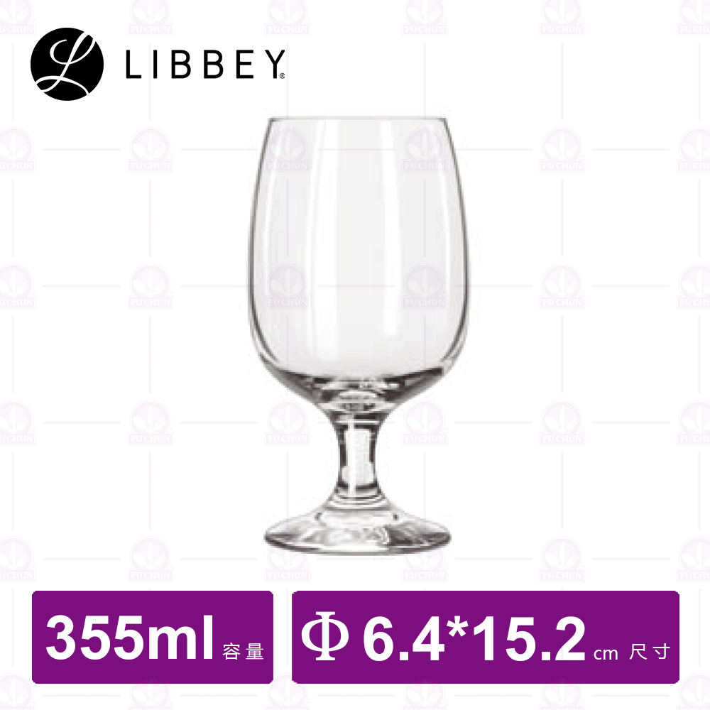 【Libbey】L3835 高腳冷飲杯 355cc (12入/盒)