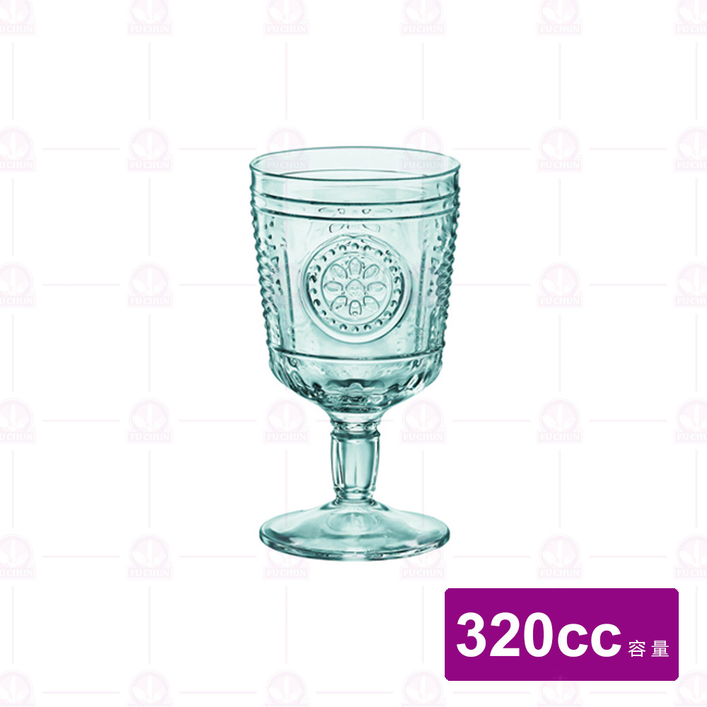 【Bormioli Rocco】P35946 高腳巴洛克杯 綠(6入/盒)
