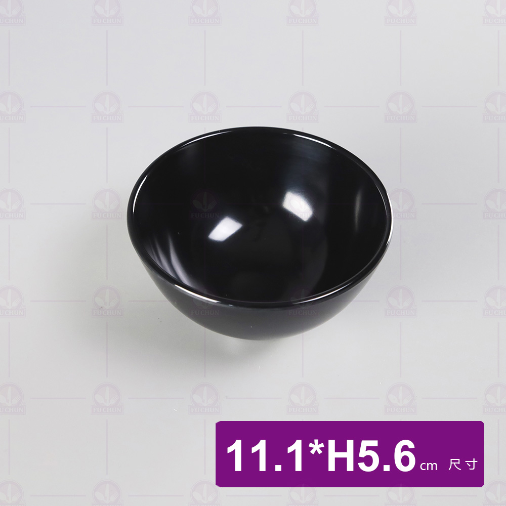 【HS】3062 南京碗 黑 11.1x5.6cm