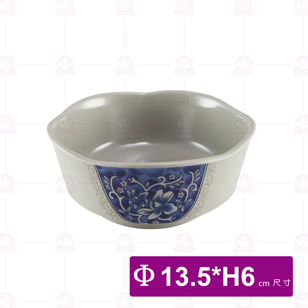 【LihTay】52 中缽碗 意祥花Φ13.5x6cm(12入/盒)