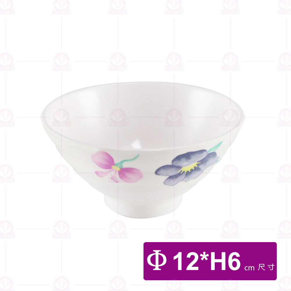 【LihTay】612 尖碗 旭日花 Φ12x6cm(12入/盒)
