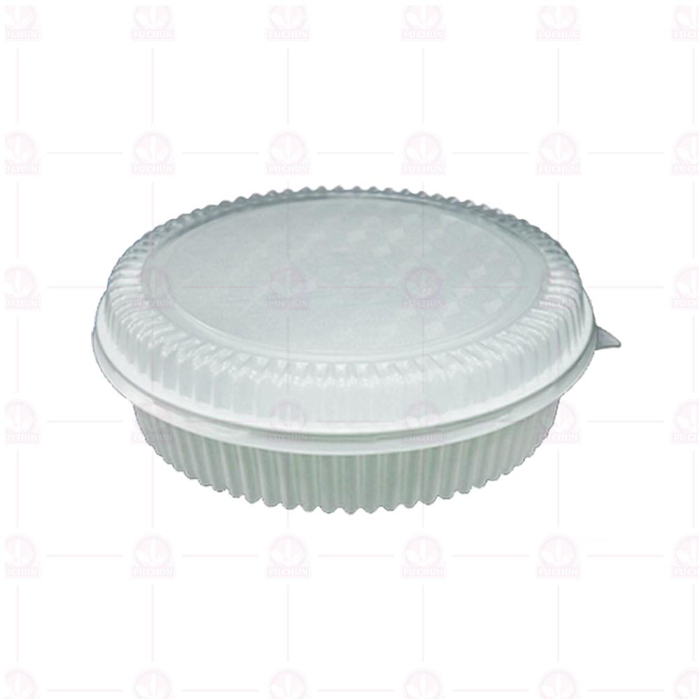 0102圓形年菜盒(底100入/箱)Φ26.5xH8.4x底高6.5cm