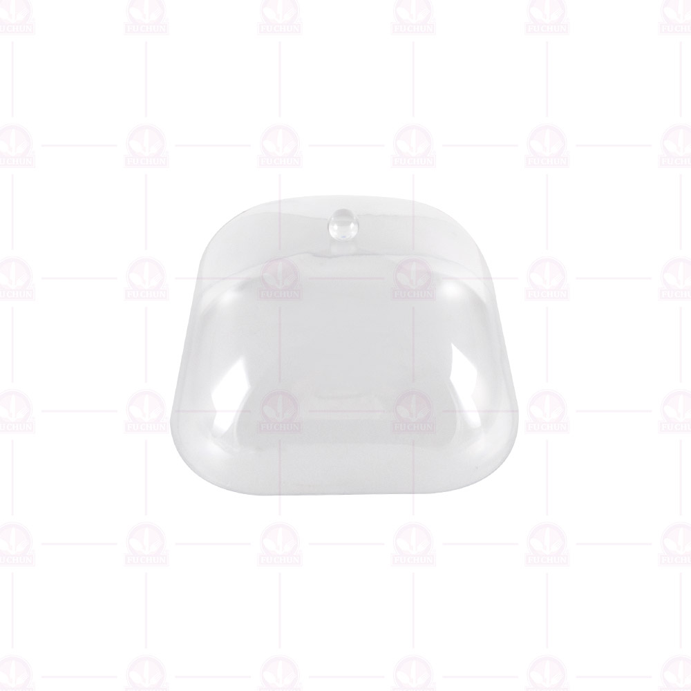 HO-106B-1 四方半圓透明蓋24.5x24.5xH14cm