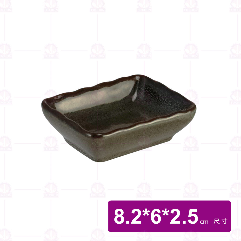 【宜瓷】綠天目醬碟 8.2x6x2.5cm(40入/盒)