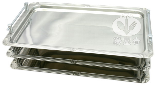 K3009-1不銹鋼疊式托盤 32*53*2cm