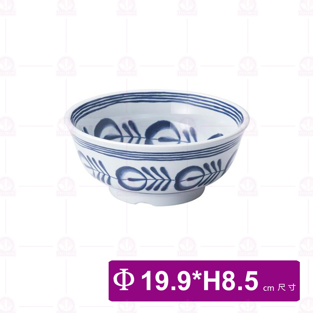 【Shunta金順代】15721-08唐草高腳古碗 (3入/盒)