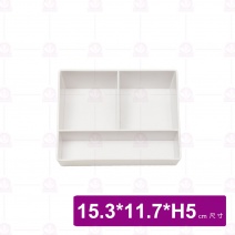 【台灣美耐】6408茶包咖啡擺架(3格)  (接單生產)