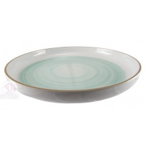 綠螺紋水皿 40.5*5.5cm
