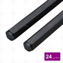 【Shunta金順代】132S 六角筷 黑  (10雙入/束)