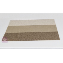 咖米白三色尼龍編織餐桌墊 45*30cm