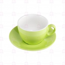 拿鐵咖啡杯底盤 蘋果綠 (10入/盒)