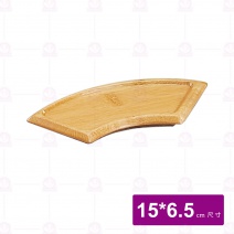 【菊川本味】竹杯墊-扇形15x6.5cm