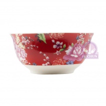 B529-25花團錦簇162飲杯(紅) 40cc 6.5*H3cm
