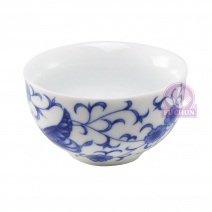 B553 蝶舞青花瓷飲杯 50cc 6.5*H3.5cm