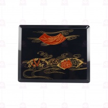 四格便當盒(不銹鋼內格)-扇面 30.3x24.3xH5.7cm