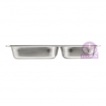 #304不銹鋼內格-4格 28.4x22.2xH4.2cm