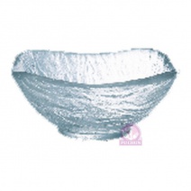 【法國Arcoroc】四角透明礦紋碗(強化) 12.4cm
