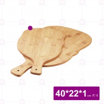 【菊川本味】竹PIZZA板-葉形(小) 40x22x1cm
