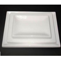 厚邊四方盤 12吋